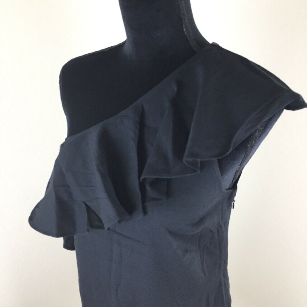 JOIE Bronwen One Shoulder Little Black Dress - Picture 7 of 8